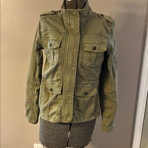 Olive Green Women's Military Jacket